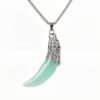 O1CN01HHOcUM2IVKiMdyClk_3919529291-0-cib Wholesale Men's Luminous Wolf Tooth Pendant Dark Luminous Cool Animal Hyena