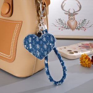 K5617 denim love pendant dark blue / Pendant