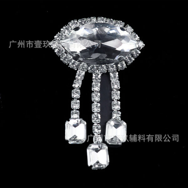 Wholesale Bow Water Diamond Crystal Chest Flower DIY Patches