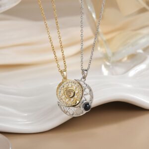 Magnetic couple necklace xl0287g