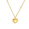 Wholesale love necklace stainless steel heart pendant clavicle neck chain