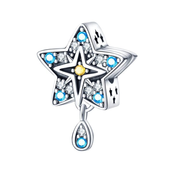 Wholesale Tarot Cards Stars Moon Hourglass Silver Plated Charms