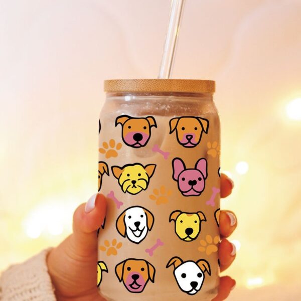 Wholesale Uv Transfer Sticker Glass C Crystal Label Crystal Sticker Exclusive for 16oz Glass C Special Sticker 23Cmx11Cm