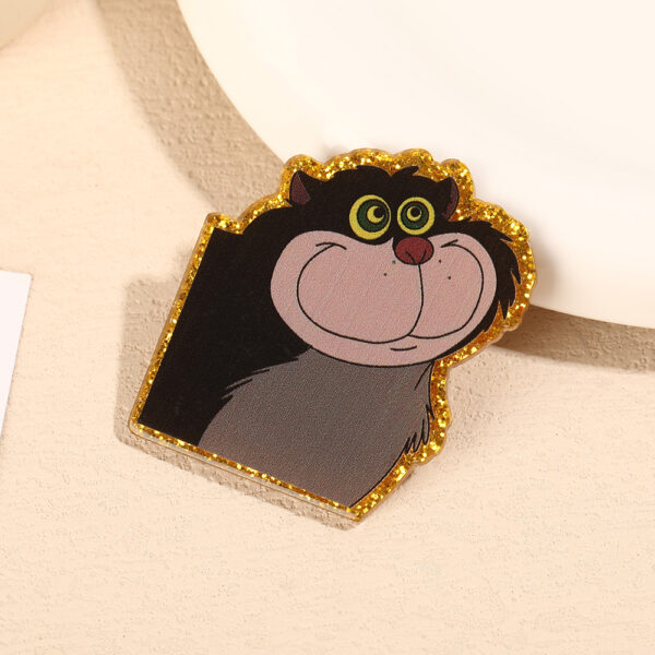 Wholesale glitter acrylic applicator DIY jewelry aessories chilen's cute backpack aessories