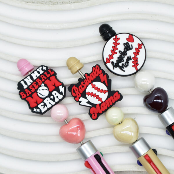 O1CN01HRlBXh1t0m721hNmi_2207248195840-0-cib Wholesale Random 100pcsCartoon Baseball Sports Beads Focus Beads