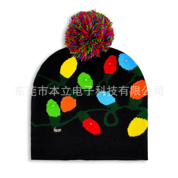 O1CN01HSQg8f1yIFJHKs3W2_2215831496555-0-cib Wholesale Winter Knitted Hat Christmas Party Led Light Hat special