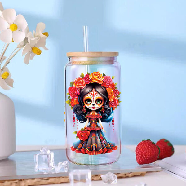 Wholesale UV Transfer Paste Glass Crystal Label Crystal Paste Special Paste for 16oz Glass C 23cmX11cm