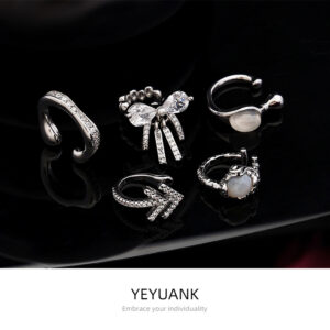 Wholesale Metal Bow Knot No-Piercing Ear Cuff