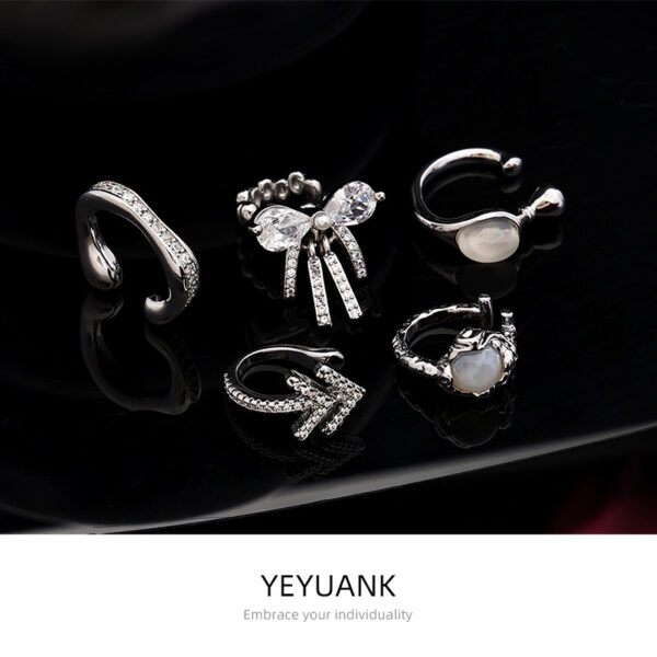 Wholesale Metal Bow Knot No-Piercing Ear Cuff