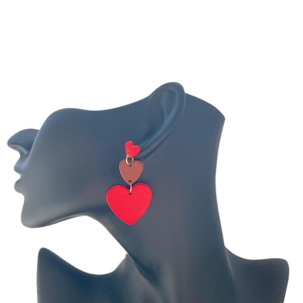 Wholesale Valentine's Day Soft Ceramic Romantic Love Earrings