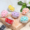 Wholesale 5pcs Five-petal Flower Diamond Bead Ball DIY Jewellery Bead Pen