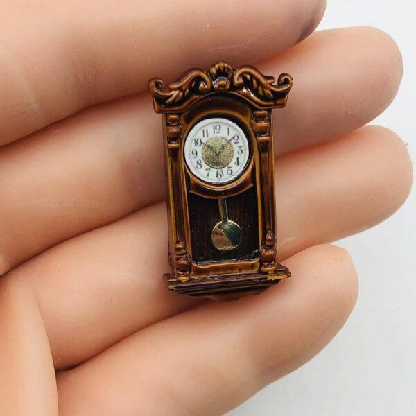 Wholesale Miniature Model Vintage Alloy Clock Pendant Doll Accessories