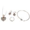 O1CN01HZYeq8219wzfOO7f0_2210199746943-0-cib Wholesale Heart-Shaped Clavicle Necklace Earrings Ring Bracelet Jewelry Set