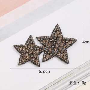 4*6.6cm mine gray five-pointed star