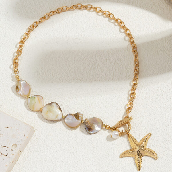 O1CN01HaXuDe23kFToNW6ej_2588757293-0-cib Wholesale Bohemian Starfish Beads y2k Mermaid Ji Shell Casual Necklace