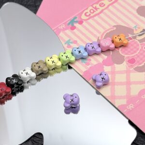 Light purple / 8.1*7.9mm, hole approximately 1.8mm