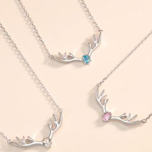 Wholesale Valentine's Day a deer with you necklace