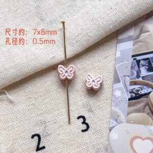 19#Pink butterfly (one)