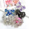 Wholesale 10pcs Colored Crystal Bow Water Diamond Beads