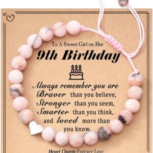 Pink zebra love braided rope bracelet