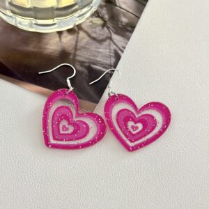 Heart-shaped earrings 02