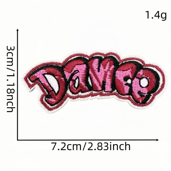 Wholesale Colorful Graffiti Cartoon Ballet Dance Girl DIY Patches