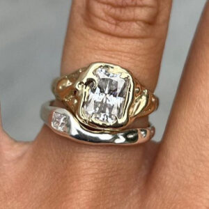 Wholesale brushed tulip ring cool and noble calla lily ring