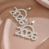 Wholesale 2026 Rhinestone Digital Earrings