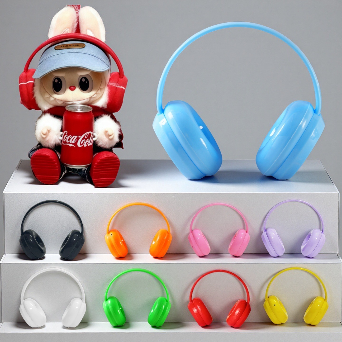Wholesale Colored Headphones Doll Aessories