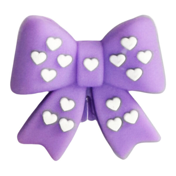 Wholesale Cross-border explosions 3D bow silicone beads TK live Amazon diy string pen beads accessories