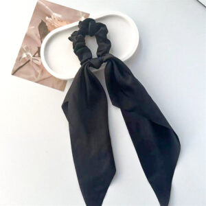 Satin Ribbon Bowel-Black