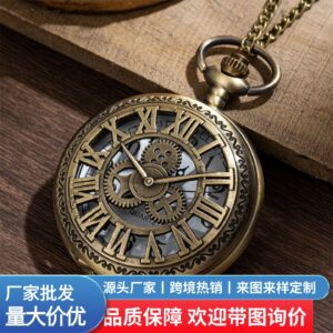 Wholesale Time Gear Mechanical Wind Copper Hanging Watch