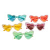 Wholesale Candy colored peach heart sweet pearl sunglasses