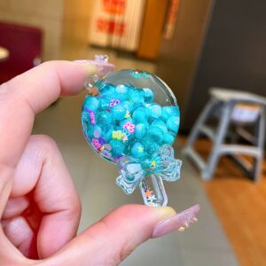 [Green] Glow-in-the-Dark Bubble Bead Cheese Sticks / Without key fob