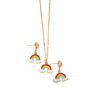 Wholesale Rainbow Love Element Necklace