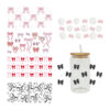 Wholesale UV Transfer Paste Glass Crystal Label Crystal Paste Special Paste for 16oz Glass C 23cmX11cm