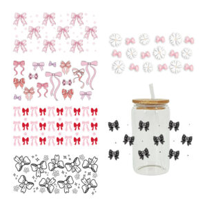 Wholesale UV Transfer Paste Glass Crystal Label Crystal Paste Cross-border Special Paste for 16oz Glass Cup 23cmX11cm