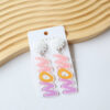 Wholesale Mother's Day Beads Acrylic MOM Letter Printing Earrings Exaggerated Personality Earrings