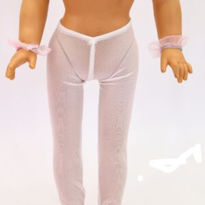 18inch meiko white pantyhose