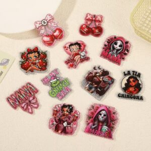 Wholesale New cross-border trade loose powder board DIY jewelry accessories phone cases bag decoration acrylic patches
