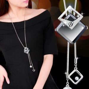 Silver pearl geometric square 2025-563
