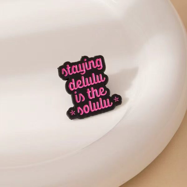 Wholesale Cartoon Alloy Brooch Creative English Letter Accessories