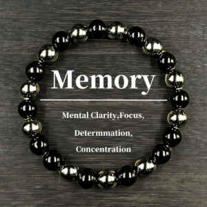 Wholesale Obsidian and Hematite Beaded Bracelet