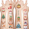 Wholesale 10pcs cartoon Christmas holiday tattoo stickers