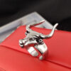 O1CN01I4IPzE1wk40Z4eXjJ_2215451206345-0-cib Wholesale Western style men's bull head ring adjustable