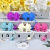 Wholesale pink Bow Straw Tube Cap