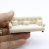 O1CN01I52x4L24hn4KFQolI_2212776247423-0-cib Wholesale 1:12 Miniature Doll Sofa Flocked Cream Style Doll Aessories