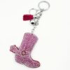 Wholesale Diamond Women's High Heels Keychain Crystal Diamond Boots Keychain Pendant Chain