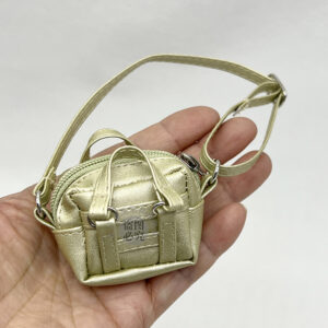 Bright gold small storage bag