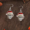 Wholesale 2026 Christmas Hat Mug Earrings